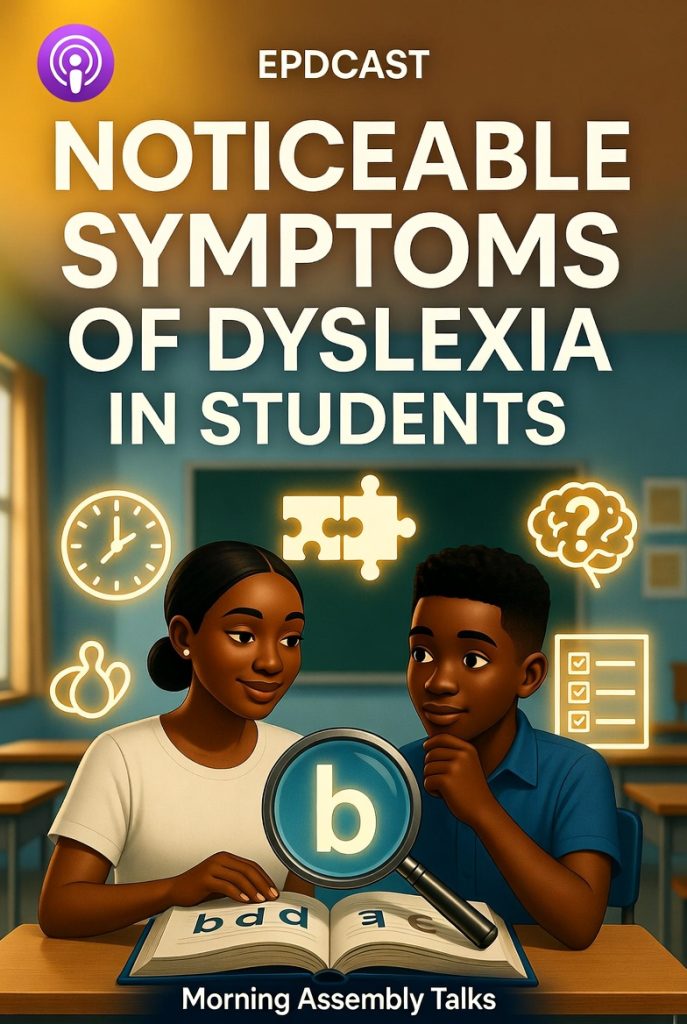 Noticeable Symptoms of Dyslexia in Students